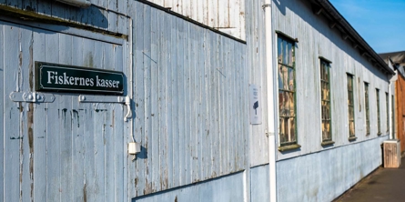 Det gamle bådeværft - træbygninger