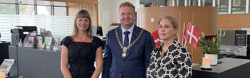 Laura Ann Prahl, Kenneth Gøtterup, borgmester og Shirin Sadeghiani