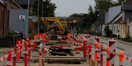 Gravearbejde i forbindelse med etablering af fjernvarme